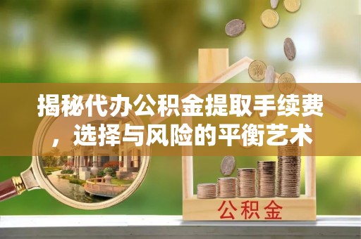 雷波揭秘代办公积金提取手续费，选择与风险的平衡艺术