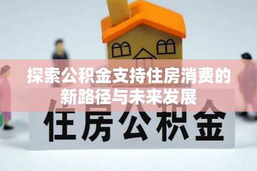 雷波探索公积金支持住房消费的新路径与未来发展