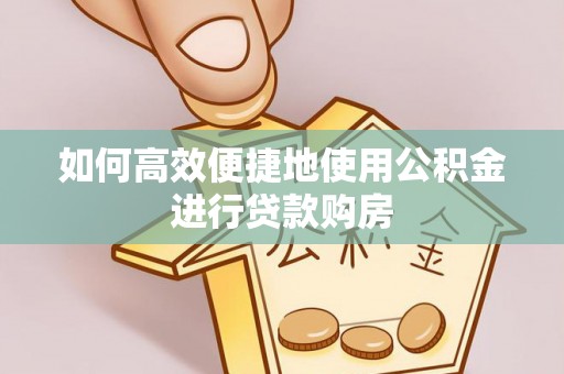 雷波如何高效便捷地使用公积金进行贷款购房