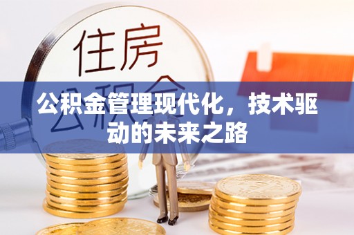 雷波公积金管理现代化，技术驱动的未来之路